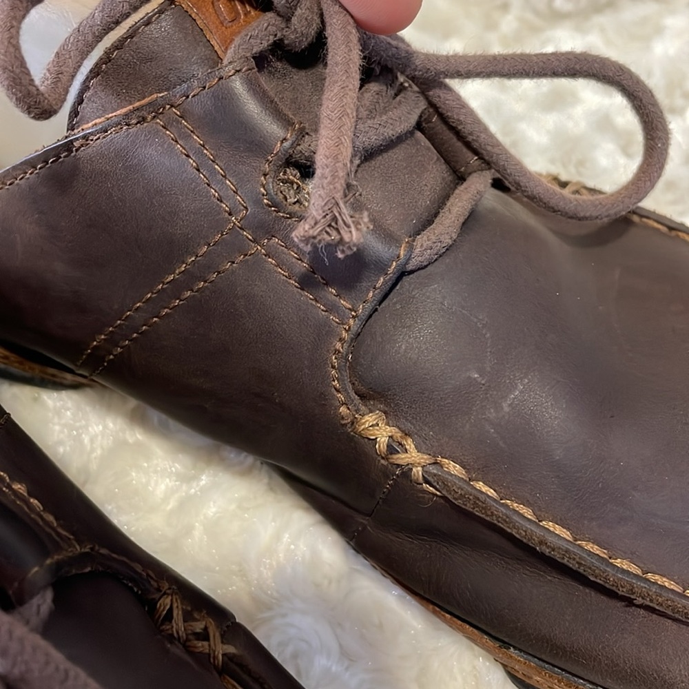 Olukai Ohana lace up Nubuck shoes for men - Picture 11 of 14